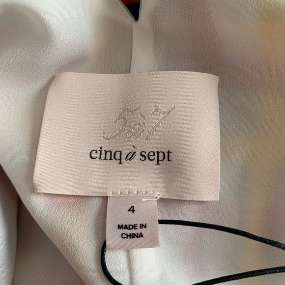 CINQ À SEPT Astor  Sleeveless Tiered Maxi Dress. - Picture 9 of 12